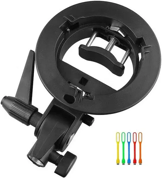 Godox S-Type Bracket Bowens Mount Holder for Speedlite Flash Snoot Softbox