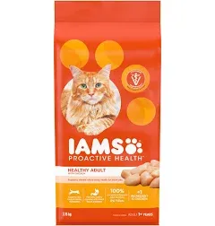 Iams Proactive Health Adult Healthy Dry Cat Food, Chicken (7 lbs)