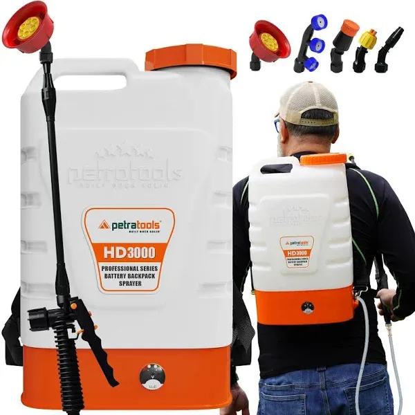 Petra HD3000 Battery Powered Backpack Sprayer