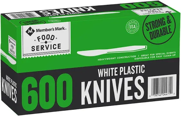 Member's Mark Heavyweight Plastic Knives