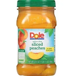 Dole Yellow Cling Sliced Peaches Cup (7 oz)