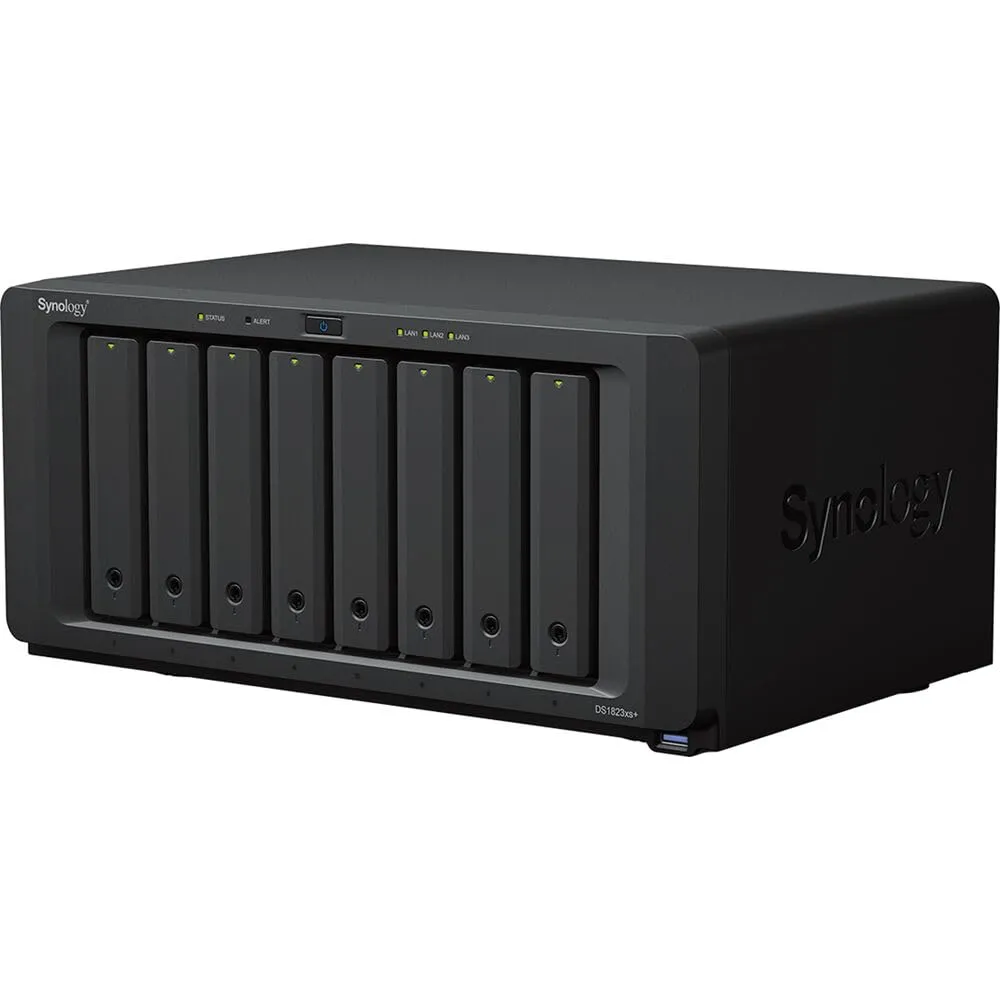 Synology DiskStation DS1823xs+ (4TB HDD Included), AMD Ryzen™ V1780B Processor, 8-Bay, SATA, NAS Server Storage System