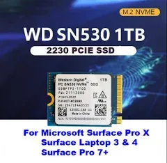 Western Digital 1TB SSD PC SN530 M.2 2230 PCIe Gen3 x4 NVMe 1024GB SDBPTPZ-1T00