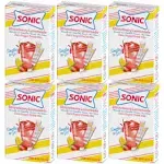 Sonic Singles to Go Powdered Drink Mix, Strawberry Lemonade, 6 Sticks per Box, 6 Boxes Included (36 Sticks Total)