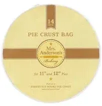 Mrs. Anderson&#039;s 7407 Plastic Clear Round Baking Pie Crust Maker Bag 14 Dia. in.