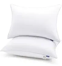 CozyLux Pillows Queen Size Set of 2 Hotel Quality Bed Pillows for Sleeping 2 ...