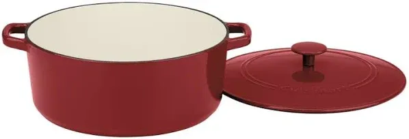 Cuisinart 7-Qt. Enamel Cast Iron Covered Casserole - Red