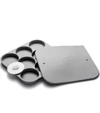 76660 Burger Maker 8 Patty Press and Tray Grey