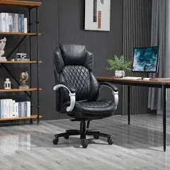 Vinsetto Heavy Duty Office Chair 350lbs Capacity, Mesh &amp; Black