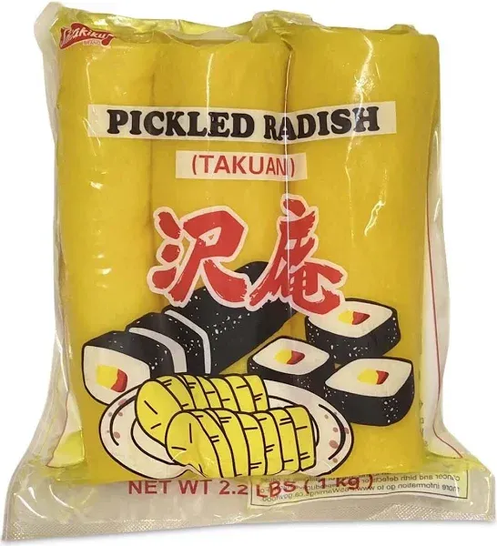 Shirakiku Takuan Pickled Radish - 35.2oz Pack of 1