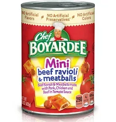 Chef Boyardee Mini Beef Ravioli