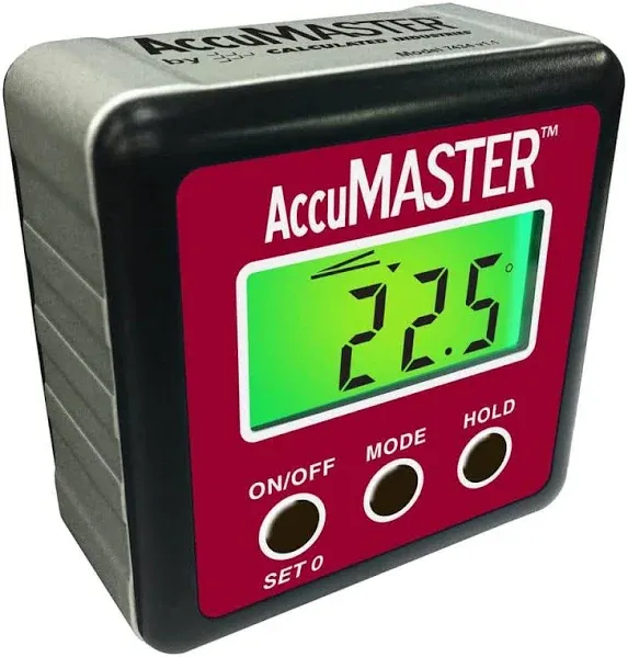 AccuMASTER 2-in-1 Digital Angle Gauge