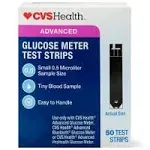 CVS Health Advanced Glucose Meter Test Strips (25 ct)