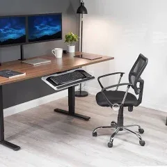 VIVO Adjustable Computer Keyboard &amp; Mouse Platform Tray Under Table Desk Mount