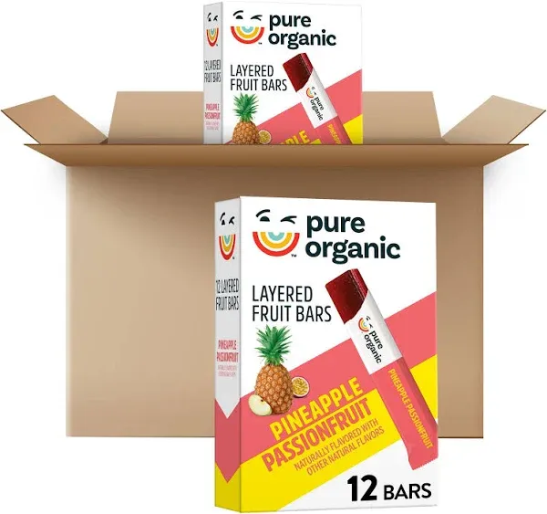 Pure Organic Layered Fruit Bars