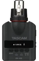 TASCAM Plug-On Micro Linear PCM Digital Recorder for XLR Microphones Black DR...