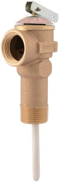 Cash Acme Automatic Reseating Pressure-Tempe<wbr/>rature Relief Valve for Water Heater