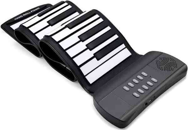 Rechargeable 61-Key Portable Electronic Piano - Perfect Gift for Young Musicians