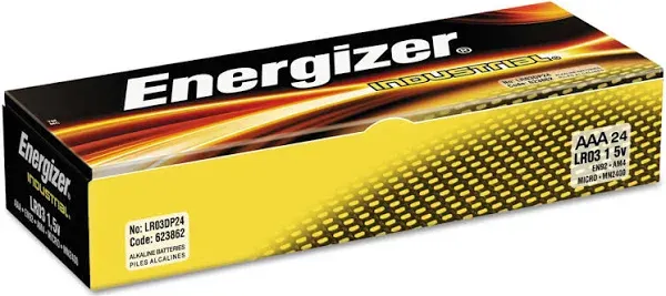 AAA Energizer Industrial Alkaline Batteries