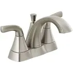 Peerless P2535LF-BN Brushed Nickel Parkwood Two Handle Centerset Lavatory Faucet