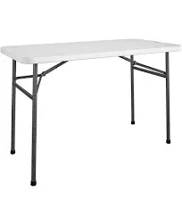 Room & Joy 4' Straight Folding Multi-Purpose Utility Table