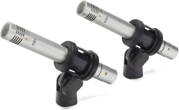 Samson C02 Small-Diaphragm Supercardioid Pencil Condenser Mics (Stereo Pair) | Reverb UK