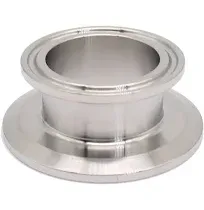 2 Inch × 1.5 Inch Sanitary Fitting End Cap Reducer Stainless Steel 304 Sanitary Concentric Reducer Tri Clamp Clover