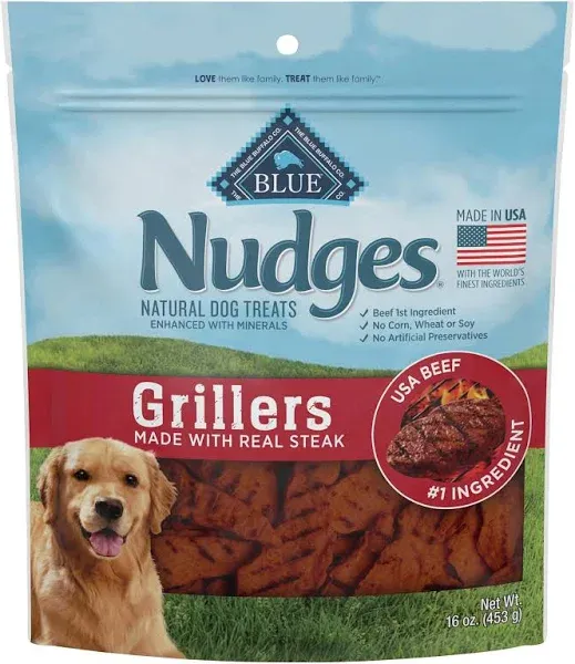 Blue Buffalo Nudges Grillers Natural Dog Treats