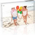  5x7 Acrylic Frame for Pictures, Clear Double Sided Acrylic Picture 5X7(1 Pack)