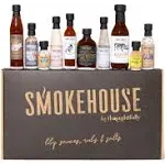 Smokehouse by Thoughtfully, Ultimate BBQ Sampler Set, Vegan and Vegetarian, Includes A Variety of Flavorful USA Made BBQ Sauces, Rubs, and Salts for