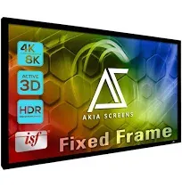 Akia Screens 150 inch Fixed Frame Projector Screen