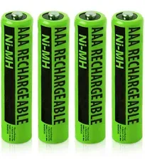 4-Pack Panasonic Orange Genuine OEM Rechargeable Phone Batteries HHR HHR-55AAABU