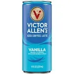 Victor Allen's Coffee Iced Latte Coffee, Vanilla (8 fl oz)