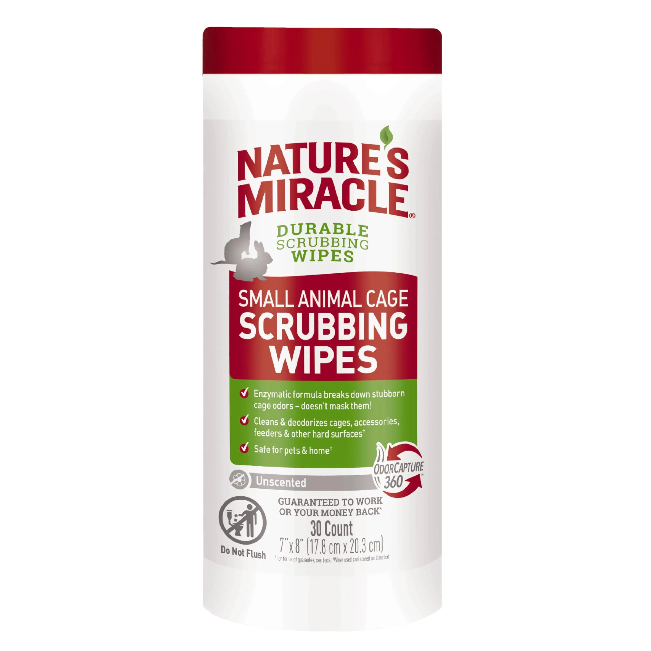 Nature's Miracle Small Animal Cage Scrubbing Wipes