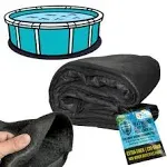 U.S. Pool Supply Armour Shield 18-Foot Round Heavy Duty Pool Liner Pad for Above Ground Swimming Pools - Protects Pool Liner, Prevents Punctures, Weed