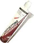 Akona Fast-Setting Anchoring Epoxy - Anchoring Epoxy for Concrete, Rebar, Steel, Masonry, Bolts, & More, High Strength Caulking Adhesive, Stops Water Leaks (8.45 Ounces, 1)