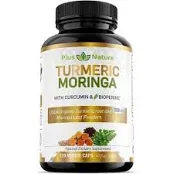 USDA Organic Turmeric Root Powder and Moringa Leaf Powder