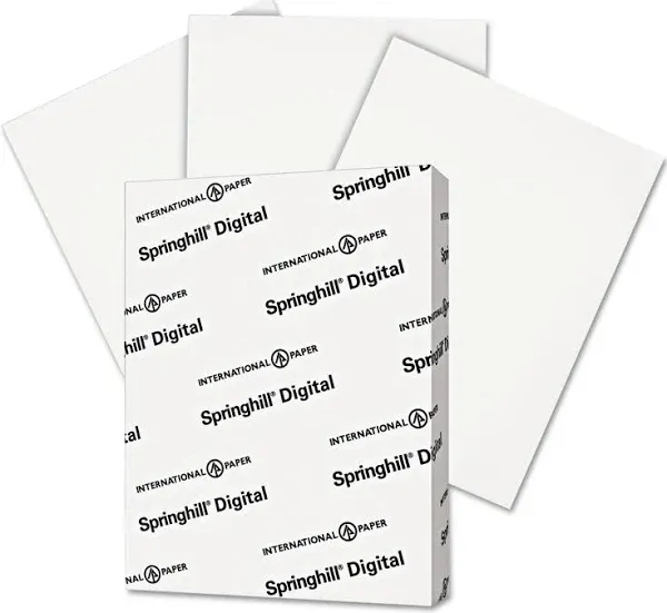 Springhill Digital Index White Card Stock