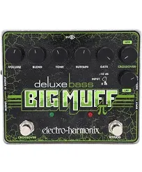 Electro-Harmon<wbr/>ix Deluxe Bass Big Muff Pi Fuzz/Distortio<wbr/>n/Sustainer Effect Pedal