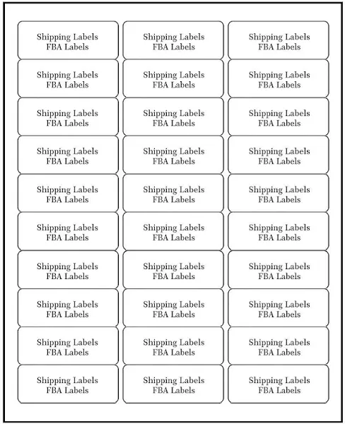 3000 Labels 100 Sheets 1" x 2-5/8" Address Label Sticker for Laser & Inkjet Printer - 30 Per Page Mailing Labels for Packages Adhesive, 30-up Return Address Labels