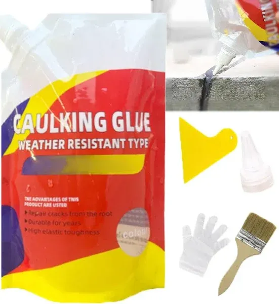 Concrete Crack Waterproof Repair Sealant Caulking Glue Weather Resistant Type