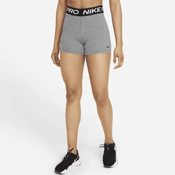 SIZE LARGE WOMEN&#039;S Nike Pro 5&#034; Shorts BLUE / WHITE CZ9831-411