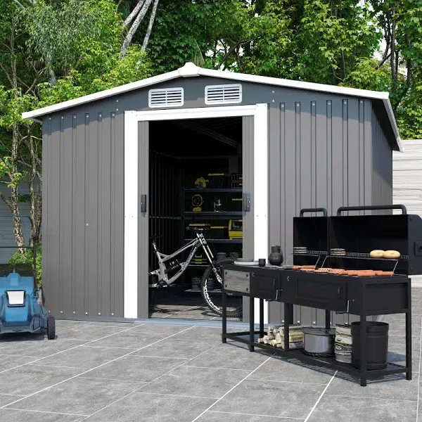 DHPM 10x8 ft Outdoor Storage Shed