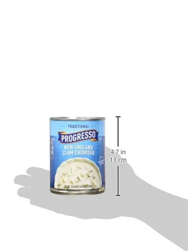 Progresso Traditional, New England Clam Chowder 🍲 18.5 oz. (Pack of 4)