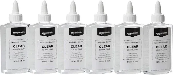 School Glue Safe And Basics Washable  Non-toxic 5oz Liquid 12 Pack