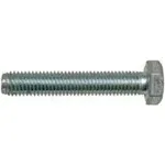 Midwest Fastener Zinc Plated Steel Coarse Full Thread Hex Head Tap Bolts