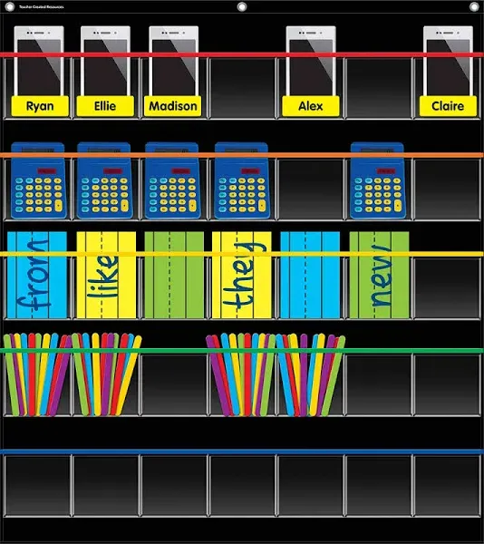 Teacher Created Resources Storage Pocket Chart