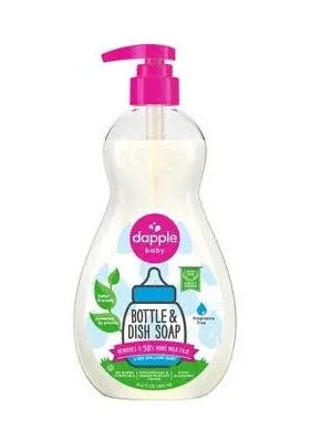 Dapple Baby, Bottle and Dish Soap Liquid Plant 16.9 Fl Oz (Pack of 3) 