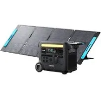 Anker SOLIX F2600 Portable Power Station with 400W Solar Panel