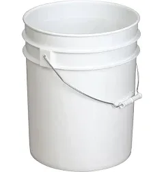 Leaktite 5 Gallon White Plastic Pail